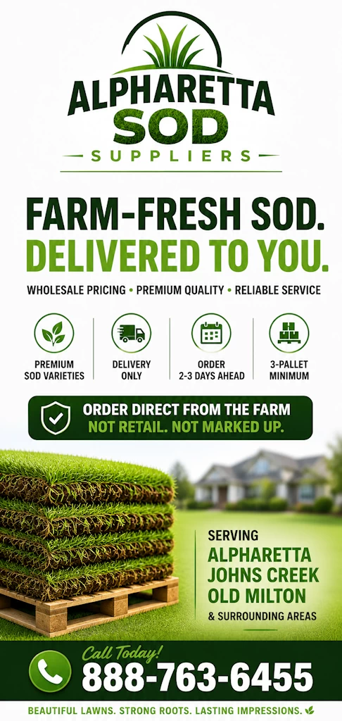 Alpharetta Sod Suppliers banner